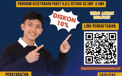 Pendaftaran Siswa Baru Kesetaraan Tahun Ajaran 2026/2027